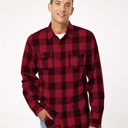 Burnside Men's Yarn-Dyed Flannel Shirt - 8210