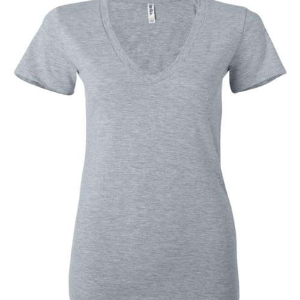 Bella + Canvas Women’s Jersey Deep V-Neck Tee - 6035