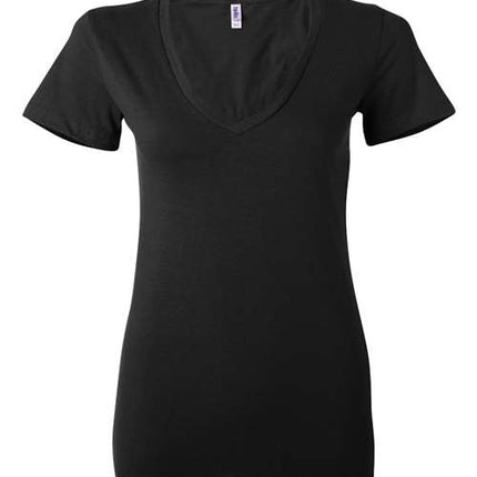 Bella + Canvas Women’s Jersey Deep V-Neck Tee - 6035