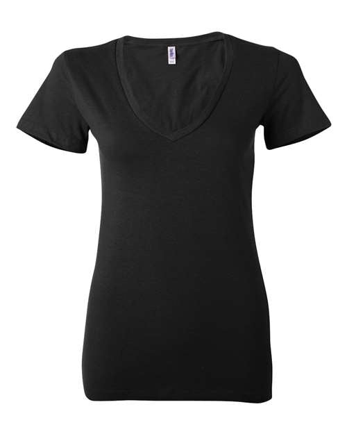 Bella + Canvas Women’s Jersey Deep V-Neck Tee - 6035
