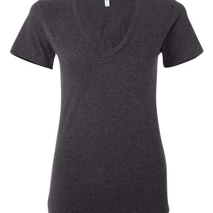 Bella + Canvas Women’s Jersey Deep V-Neck Tee - 6035