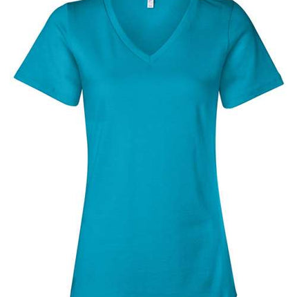 Bella + Canvas Women’s Relaxed Jersey V-Neck Tee - 6405