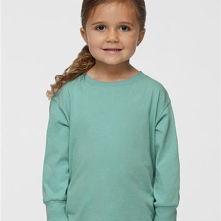 Rabbit Skins Toddler Fine Jersey Long Sleeve Tee - 3302