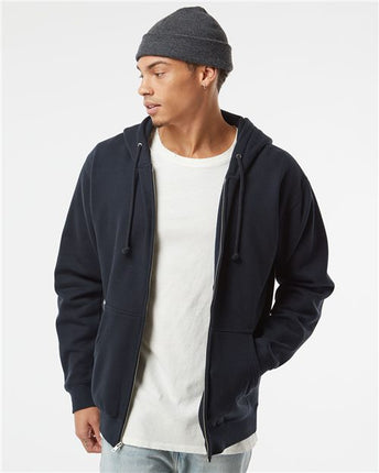 Independent Trading Co Unisex Heavyweight Full-Zip Hooded Sweatshirt - IND4000Z