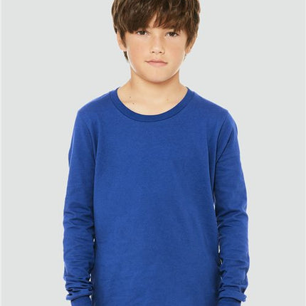 Bella + Canvas Youth Jersey Long Sleeve Tee - 3501Y