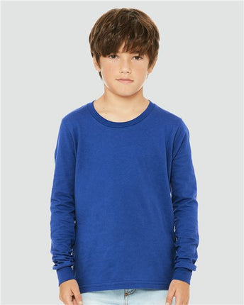Bella + Canvas Youth Jersey Long Sleeve Tee - 3501Y