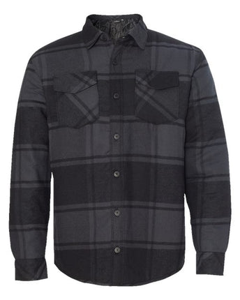 Burnside Men's Quilted Flannel Shirt Jacket - 8610