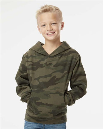 Independent Trading Co Youth Midweight Hooded Sweatshirt - SS4001Y