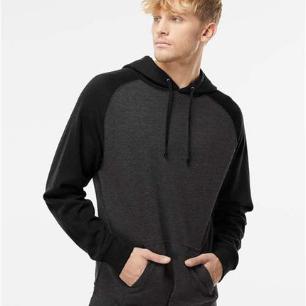 Independent Trading Co Unisex Raglan Hooded Sweatshirt - IND40RP