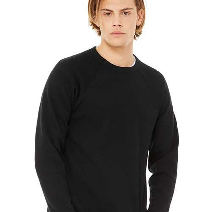 Bella + Canvas Unisex Sponge Fleece Raglan Crewneck Sweatshirt - 3901