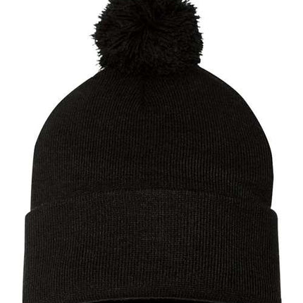 Sportsman 12" Pom-Pom Cuffed Beanie - SP15
