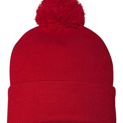 Sportsman 12" Pom-Pom Cuffed Beanie - SP15