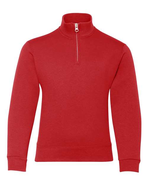 Jerzees Nublend® Youth Quarter-Zip Cadet Collar Sweatshirt