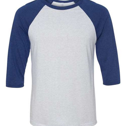 Bella + Canvas Unisex Three-Quarter Sleeve Baseball Tee - 3200
