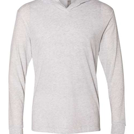 Unisex Triblend Hooded Long Sleeve Pullover T-Shirt