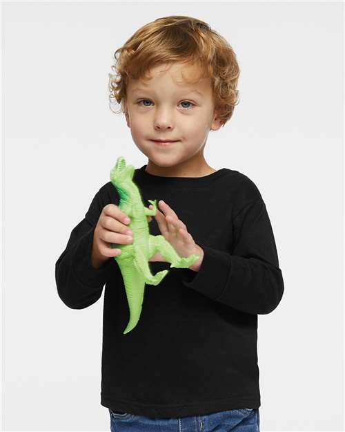 Rabbit Skins Toddler Fine Jersey Long Sleeve Tee - 3302