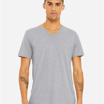 Bella + Canvas Unisex Triblend V-Neck Tee - 3415