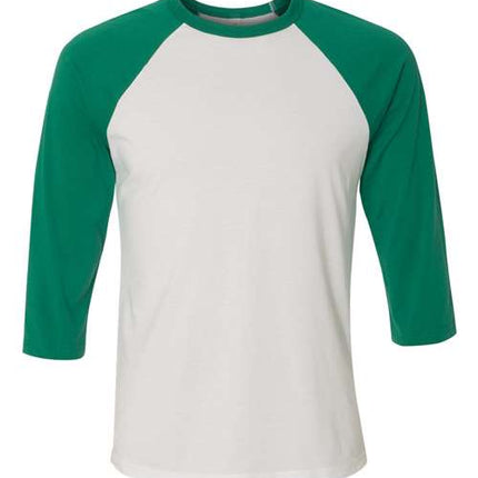 Bella + Canvas Unisex Three-Quarter Sleeve Baseball Tee - 3200