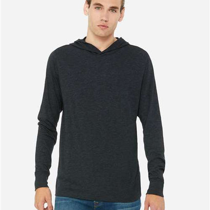 Bella + Canvas Unisex Jersey Hooded Long Sleeve Tee - 3512