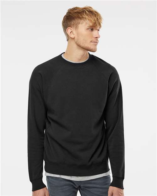 Independent Trading Co Unisex Special Blend Raglan Crewneck Sweatshirt - PRM30SBC
