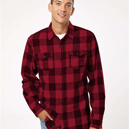 Burnside Men's Yarn-Dyed Flannel Shirt - 8210