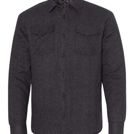 Burnside Men's Quilted Flannel Shirt Jacket - 8610