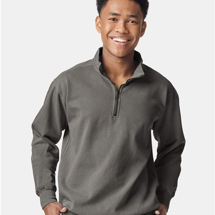 Comfort Colors Unisex Garment-Dyed Quarter-Zip Sweatshirt - 1580
