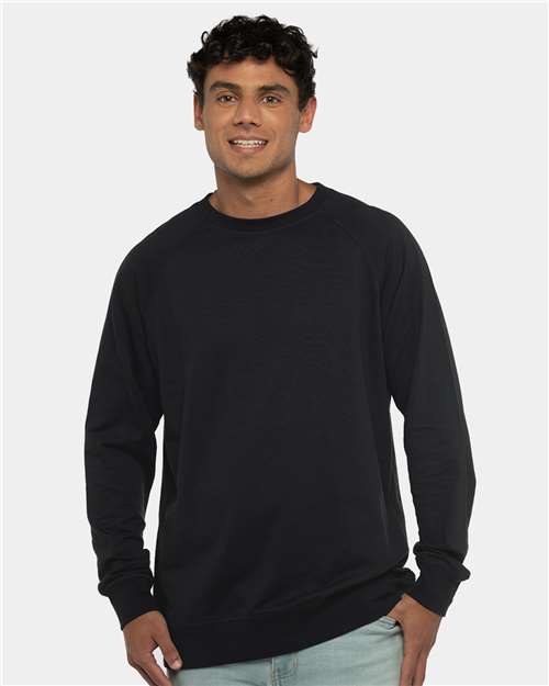 Next Level Unisex Laguna Raglan Crewneck Sweatshirt - 9000