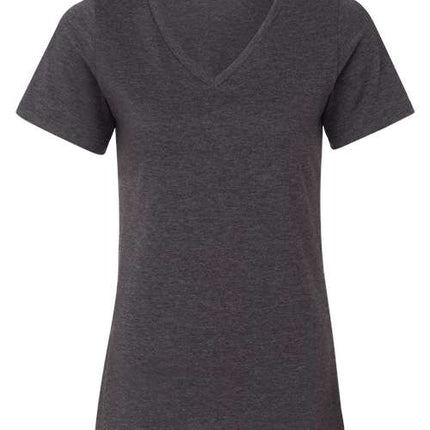 Bella + Canvas Women's Relaxed Heather CVC V-Neck Tee - 6405CVC