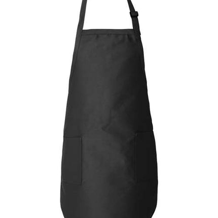 Q-Tees Full-Length Apron with Pockets - Q4350