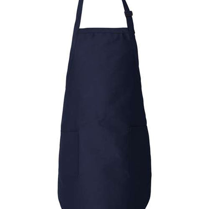 Q-Tees Full-Length Apron with Pockets - Q4350