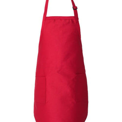 Q-Tees Full-Length Apron with Pockets - Q4350