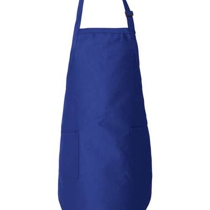 Q-Tees Full-Length Apron with Pockets - Q4350