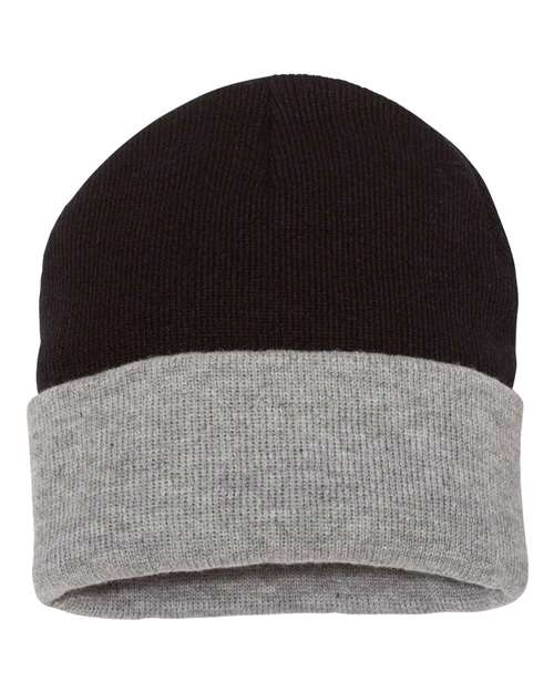 Sportsman 12" Color Blocked Cuffed Beanie - SP12T