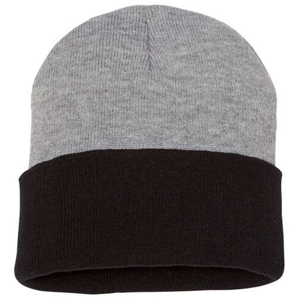 Sportsman 12" Color Blocked Cuffed Beanie - SP12T