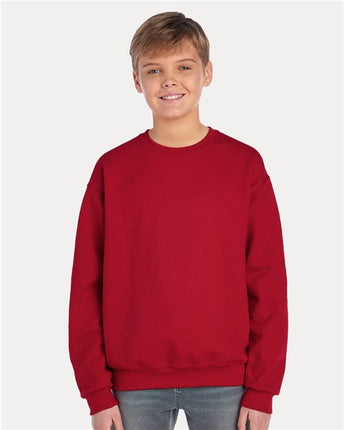 Jerzee Youth NuBlend® Crewneck Sweatshirt - 562BR