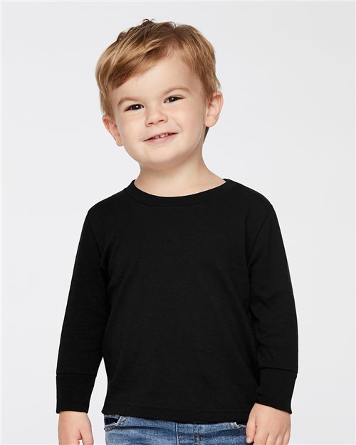 Rabbit Skins Toddler Cotton Jersey Long Sleeve Tee - 3311