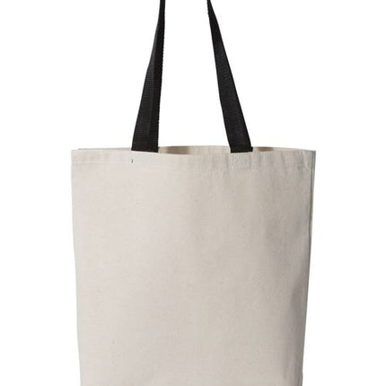 11L Canvas Tote with Contrast-Color Handles - Q4400