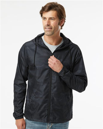 Independent Trading Co Men's Lightweight Windbreaker Full-Zip Jacket - EXP54LWZ