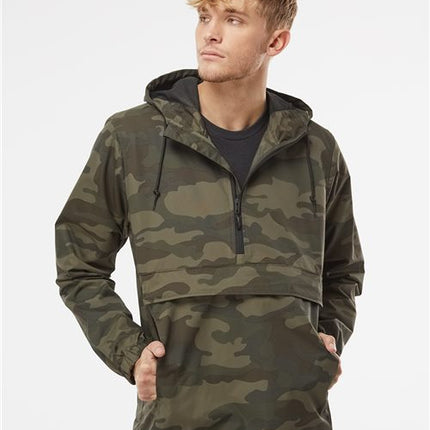 Independent Trading Co Men's Nylon Anorak - EXP94NAW