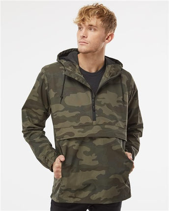 Independent Trading Co Men's Nylon Anorak - EXP94NAW