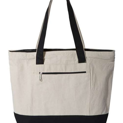 Q- Tees 19L Zippered Tote - Q1300