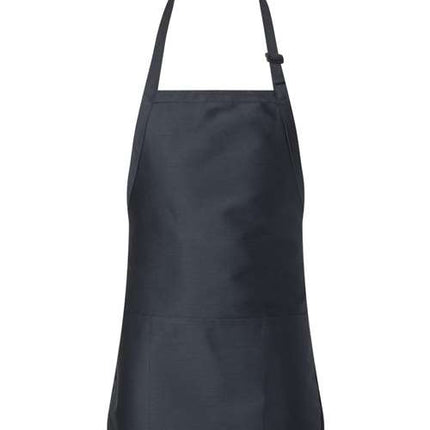 Q-Tees Full-Length Apron with Pouch Pocket - Q4250