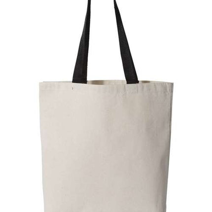 11L Canvas Tote with Contrast-Color Handles - Q4400
