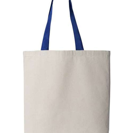 11L Canvas Tote with Contrast-Color Handles - Q4400