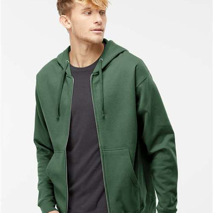 Independent Trading Co Unisex Midweight Full-Zip Hooded Sweatshirt - SS4500Z
