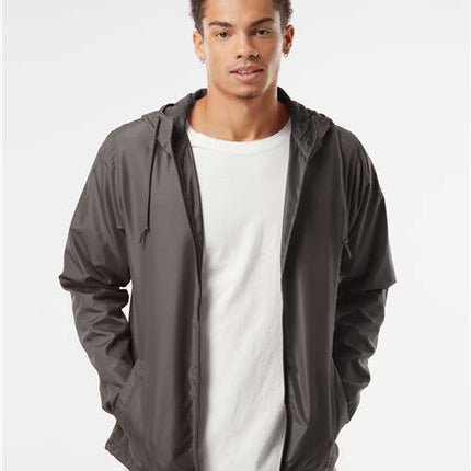 Independent Trading Co Men's Lightweight Windbreaker Full-Zip Jacket - EXP54LWZ