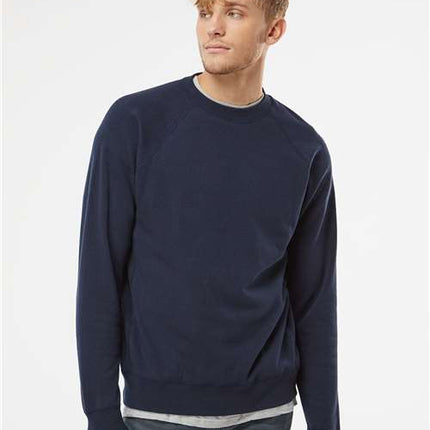 Independent Trading Co Unisex Special Blend Raglan Crewneck Sweatshirt - PRM30SBC