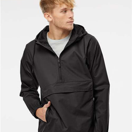 Independent Trading Co Men's Nylon Anorak - EXP94NAW