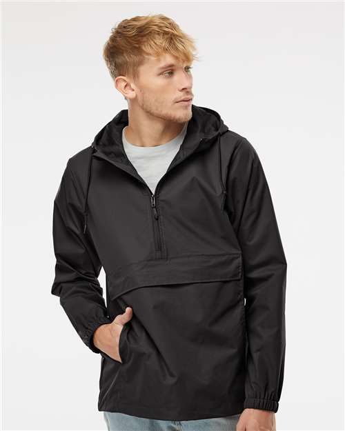 Independent Trading Co Men's Nylon Anorak - EXP94NAW